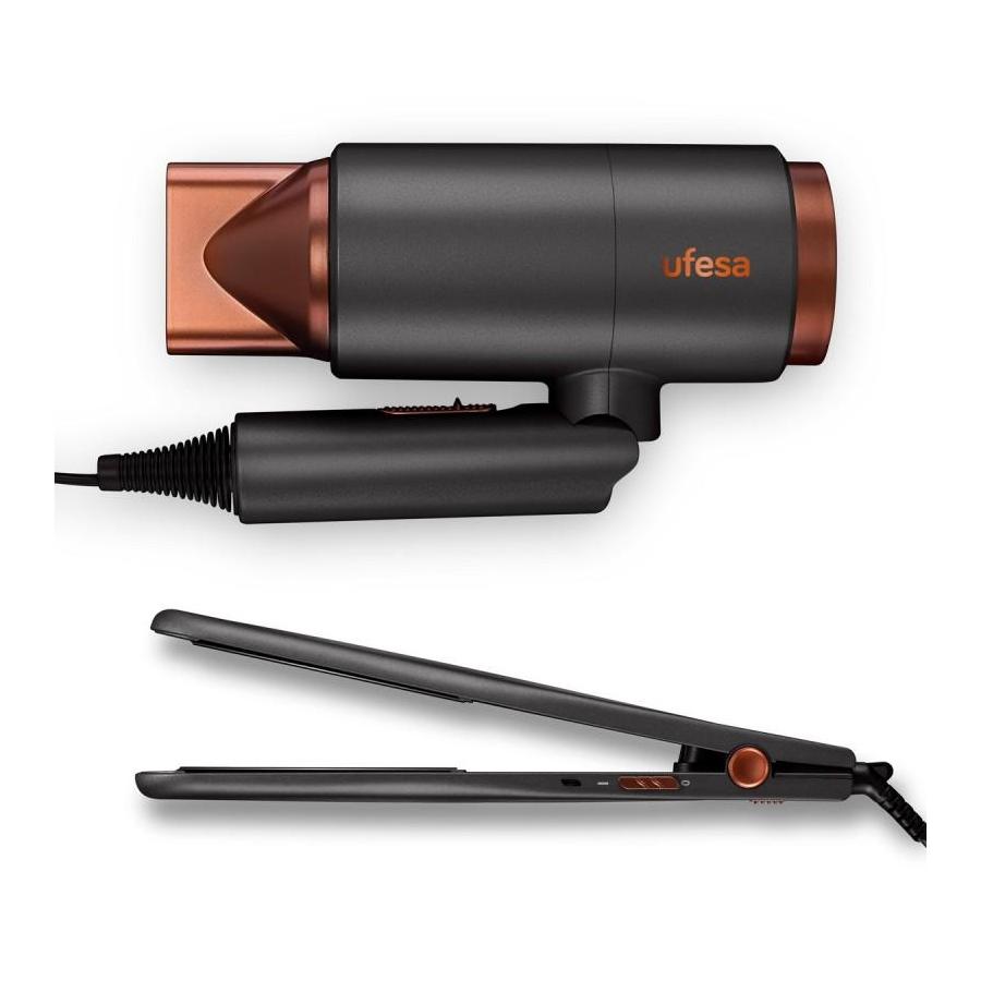 SECADOR 2200W + PLANCHA PELO 200º +BOLSA