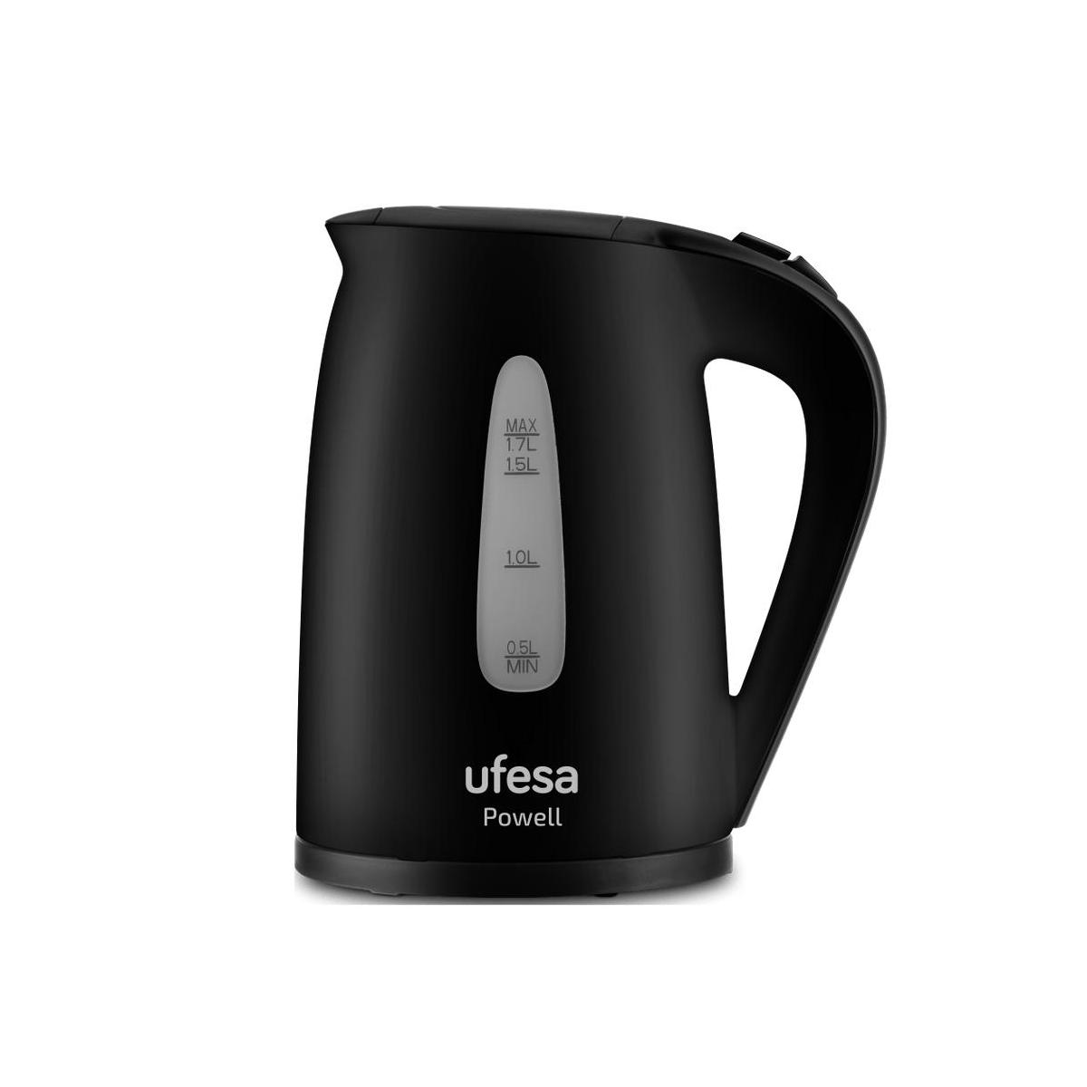 LT-HERVIDOR UFESA POWELL 2200W 1,7L NEGR