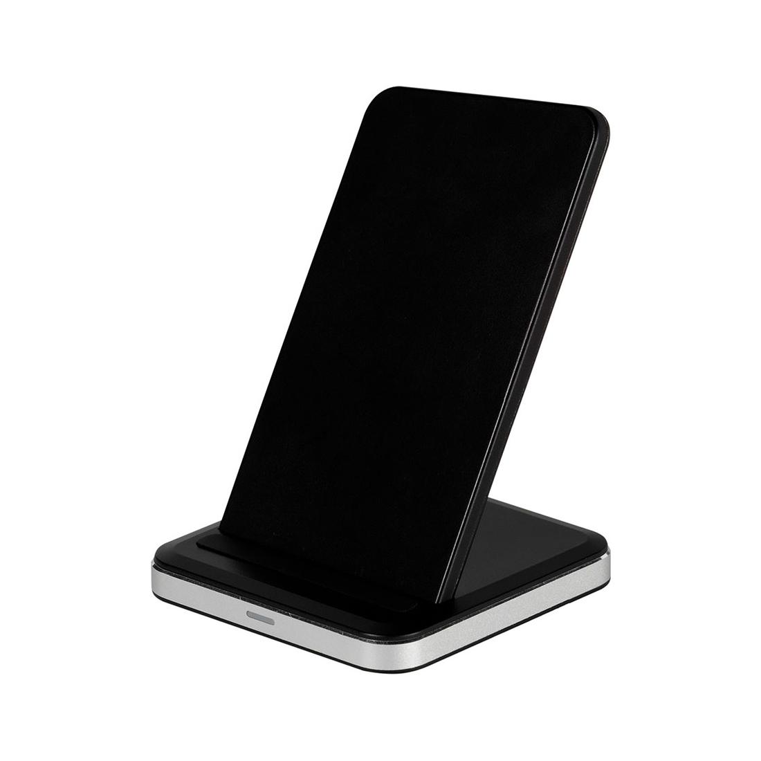 SOPORTE CARGA INAL. QI ALUM. 10W+CABLE M