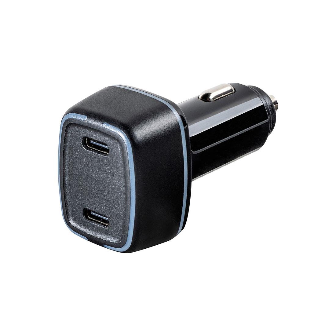 CARGADOR COCHE DUAL TIPO C 54W SUPERFAST