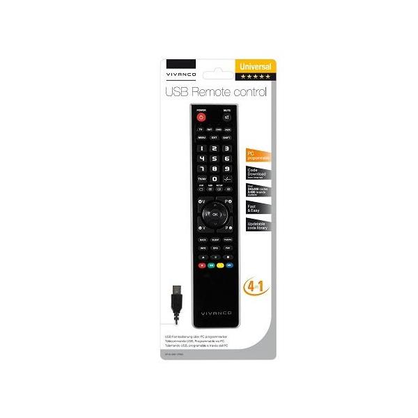 MANDO TV UNIVERSAL 4EN1 USB PROGRAMABLE