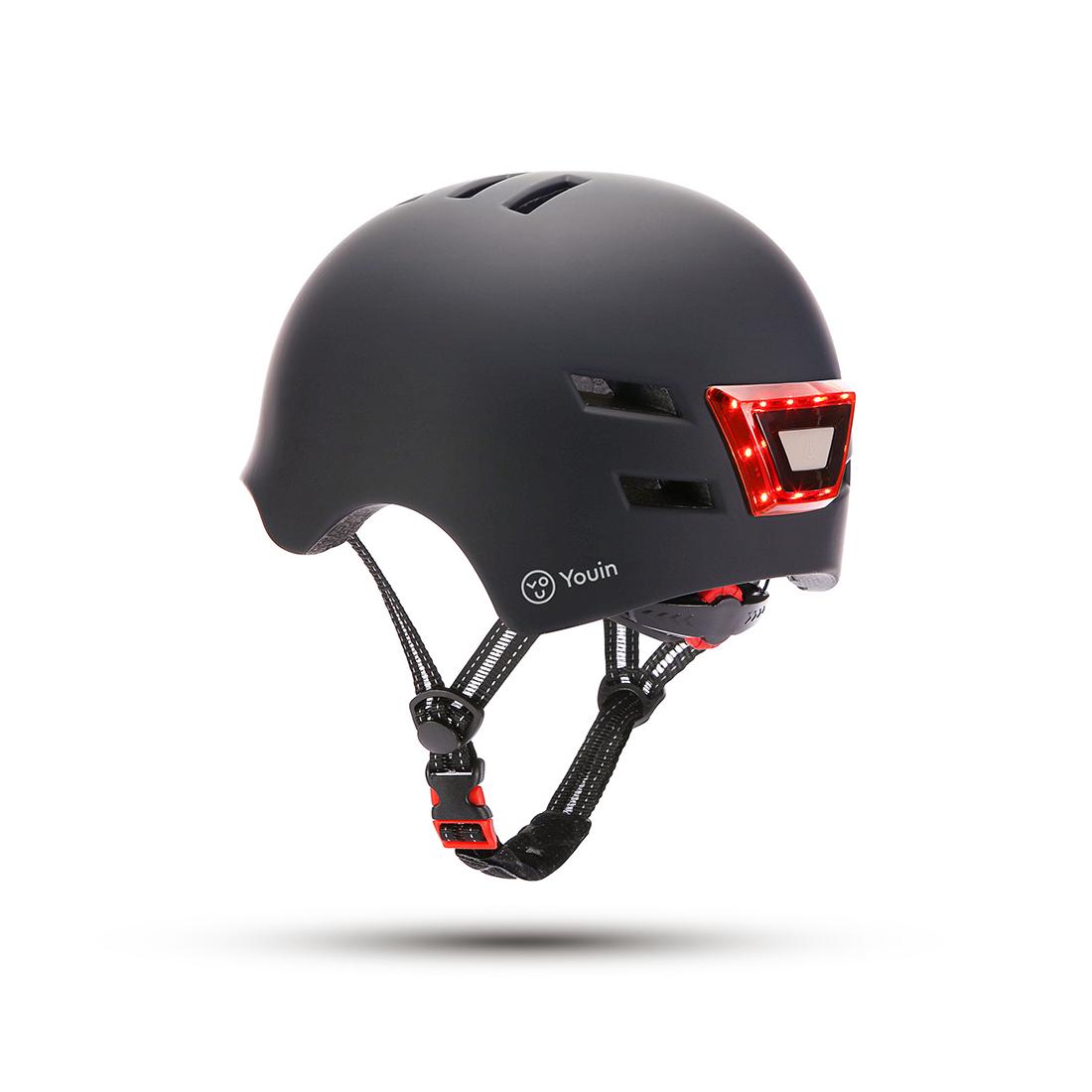 CASCO YOUIN CON LED FRONTAL Y TRASERO NE